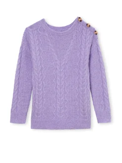 Pull en maille fantaisie col rond