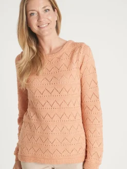 Pull fantaisie avec laine et alpaga