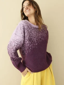 Pull jacquard intarsia