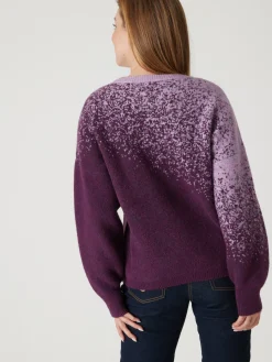 Pull jacquard intarsia