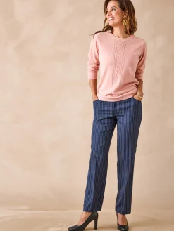 Pull jeux de mailles et torsades