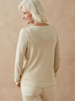 Pull maille fantaisie