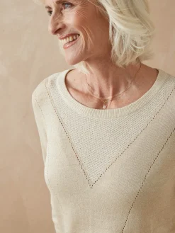 Pull maille fantaisie