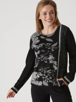 Pull maille jacquard