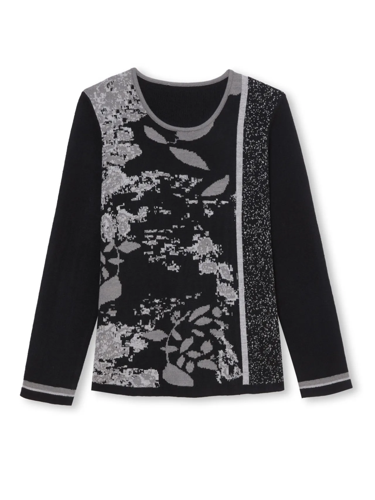 Pull maille jacquard