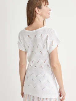 Pull maillle fantaisie manches T