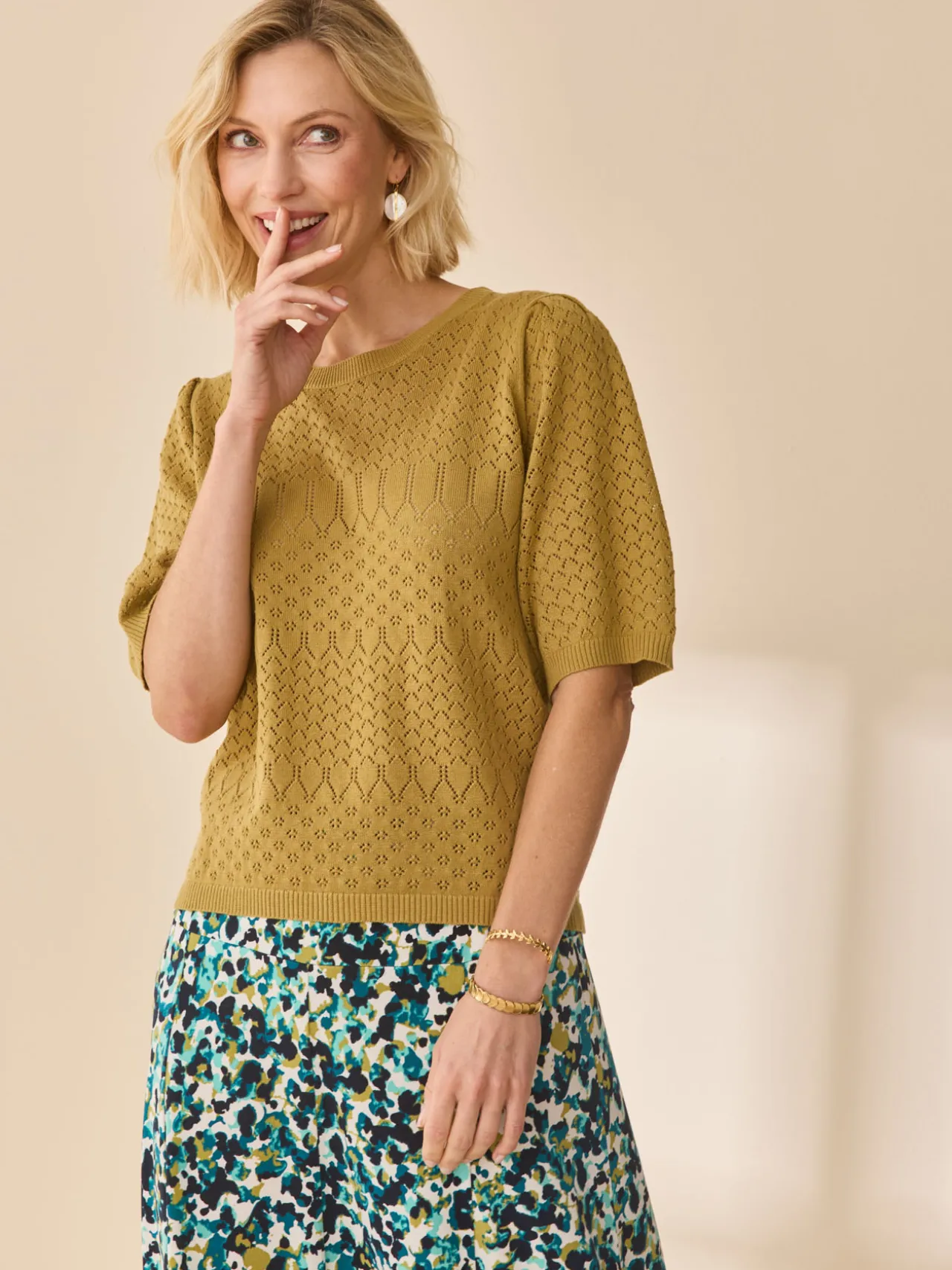 Pull manches au coude