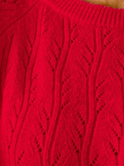 Pull manches au coude avec laine