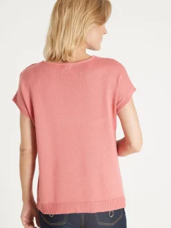 Pull manches courtes en T