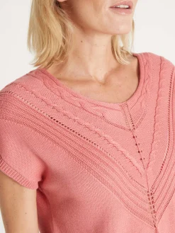 Pull manches courtes en T