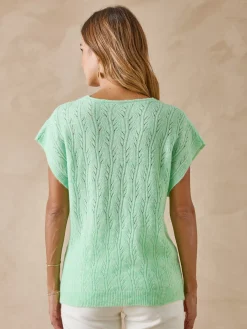 Pull manches T avec laine