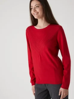 Pull point fantaisie détails rivets