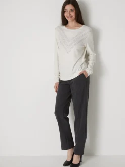 Pull point fantaisie détails rivets