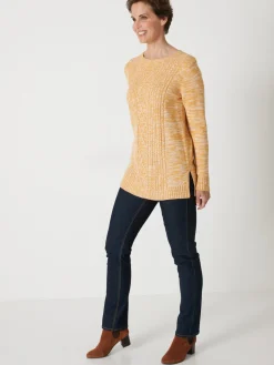 Pull torsadé encolure ronde