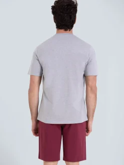 Pyjama court Sport Chiné homme