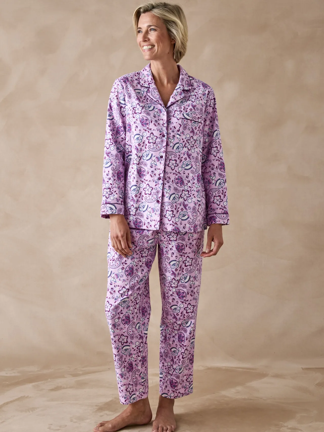Pyjama en flanelle pur coton