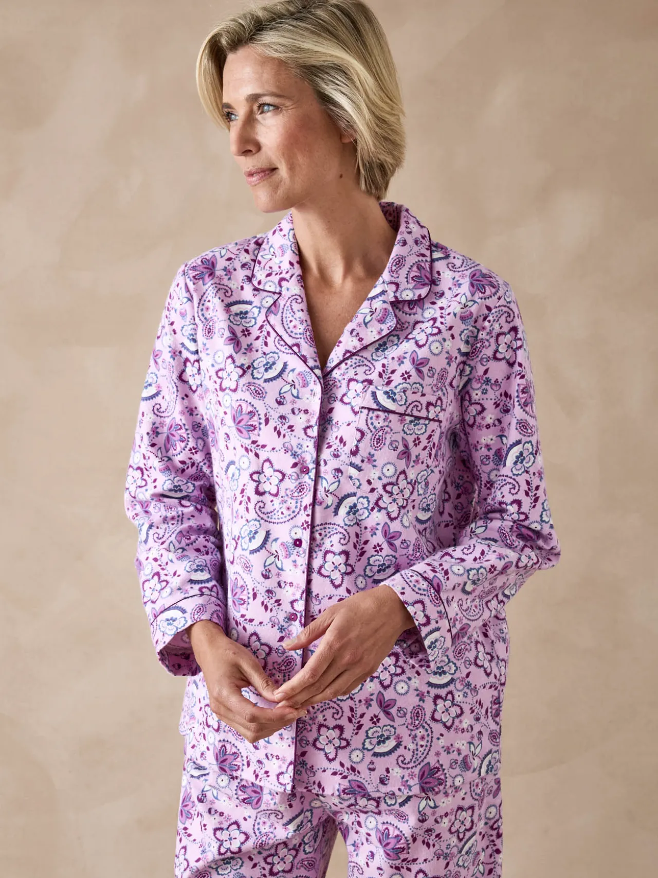 Pyjama en flanelle pur coton