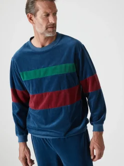 Pyjama forme jogging en velours