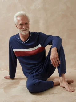 Pyjamas jersey pur coton lot de 2