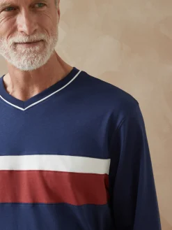 Pyjamas jersey pur coton lot de 2