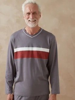 Pyjamas jersey pur coton lot de 2