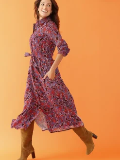 Robe chemisier boutonnée