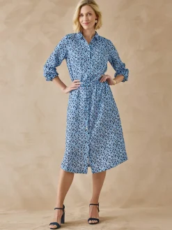 Robe chemisier manches longues