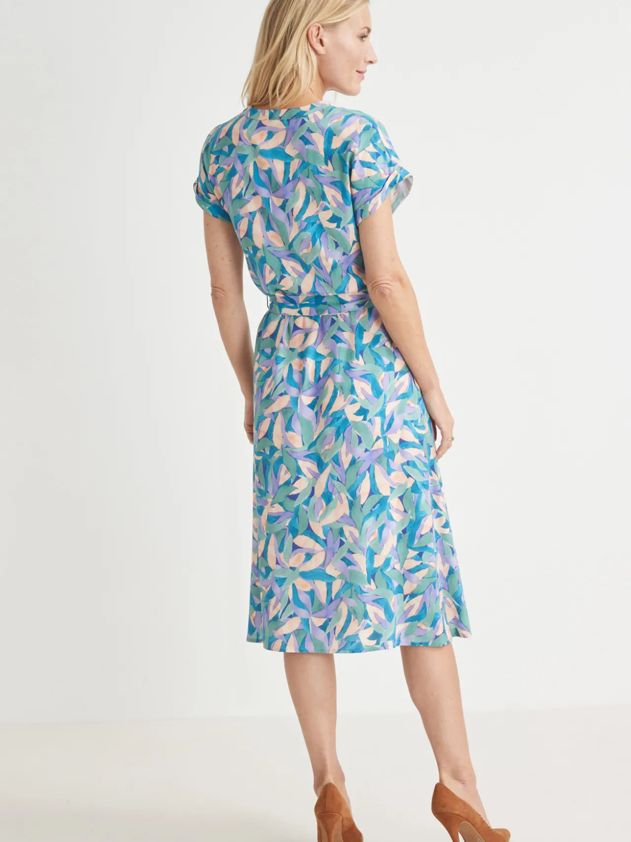 Robe chic toute boutonnée