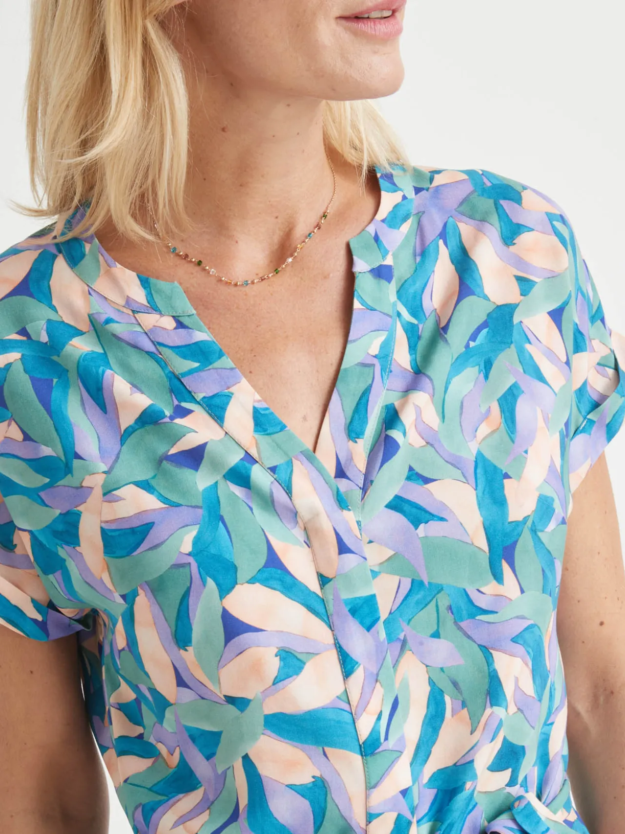 Robe chic toute boutonnée