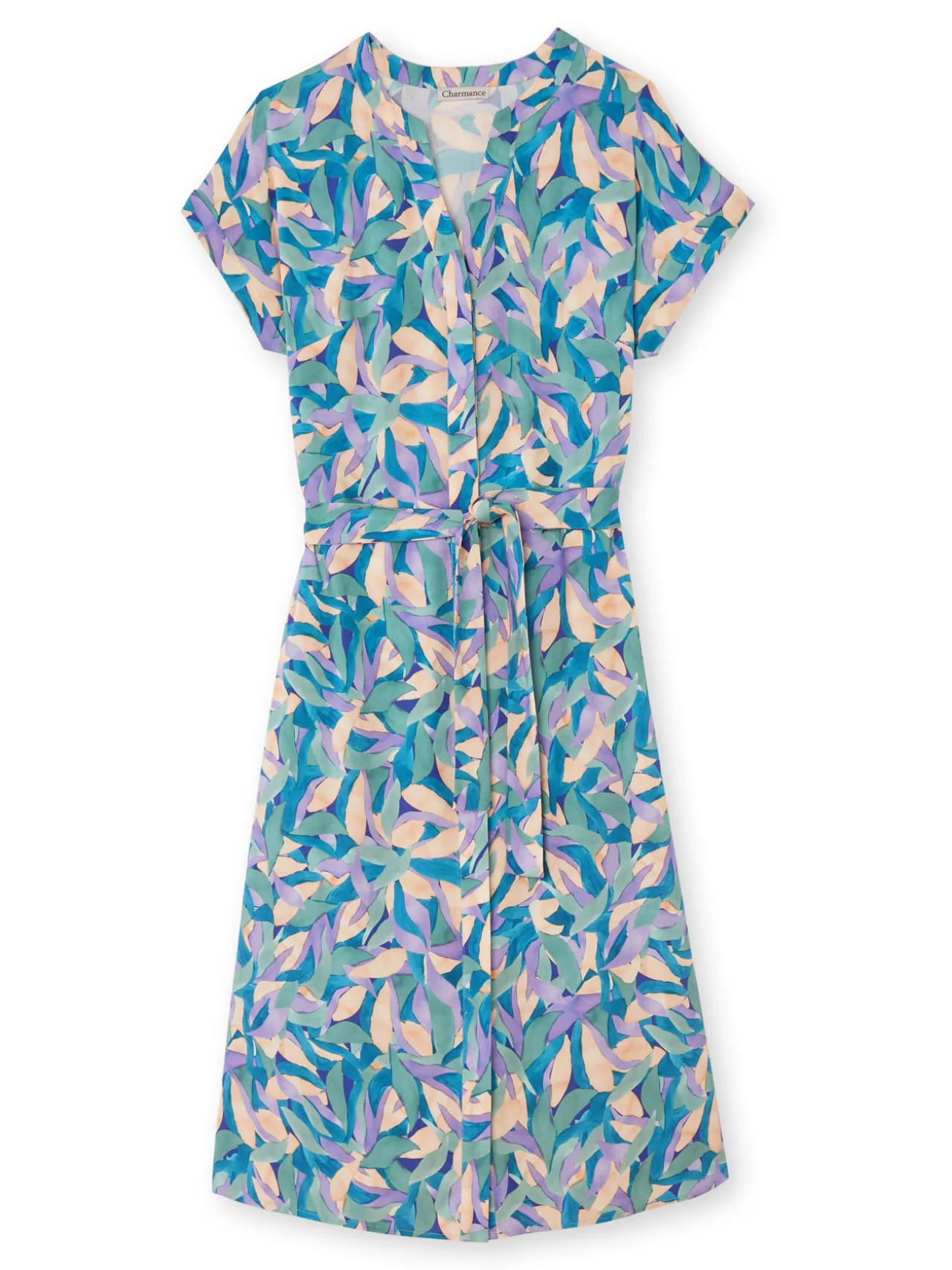 Robe chic toute boutonnée