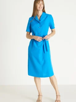 Robe classique col tailleur