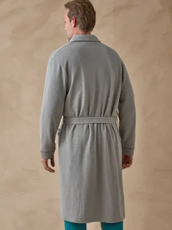 Robe de chambre en maille nid d'abeille