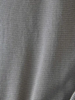 Robe de chambre en maille nid d'abeille