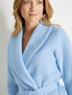 Robe de chambre en molleton courtelle