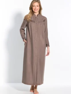 Robe de chambre molleton courtelle