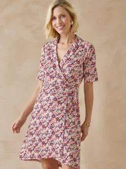 Robe effet portefeuille en maille