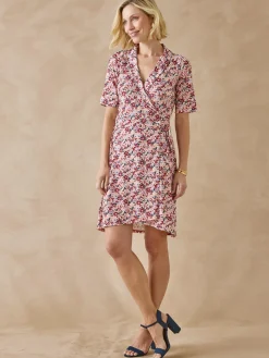 Robe effet portefeuille en maille