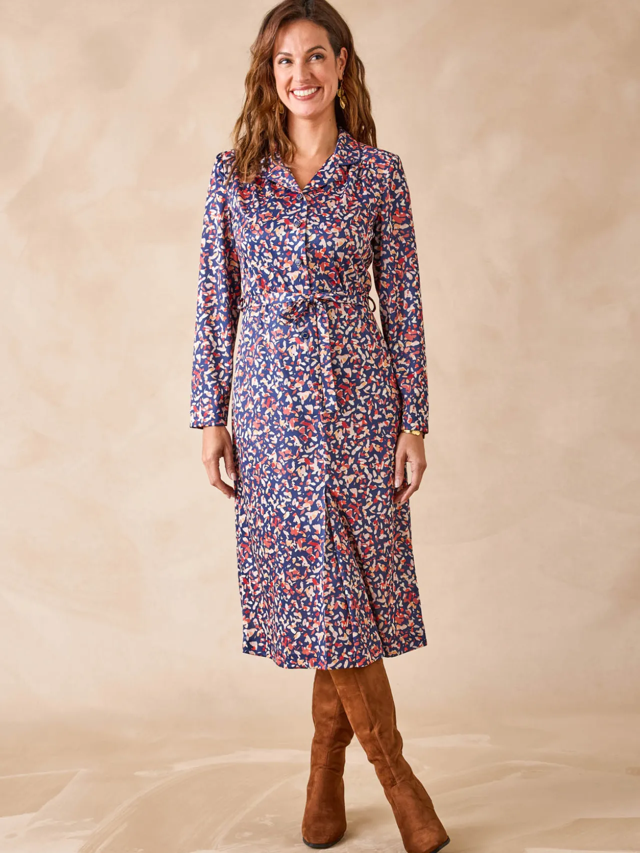 Robe en maille chaude