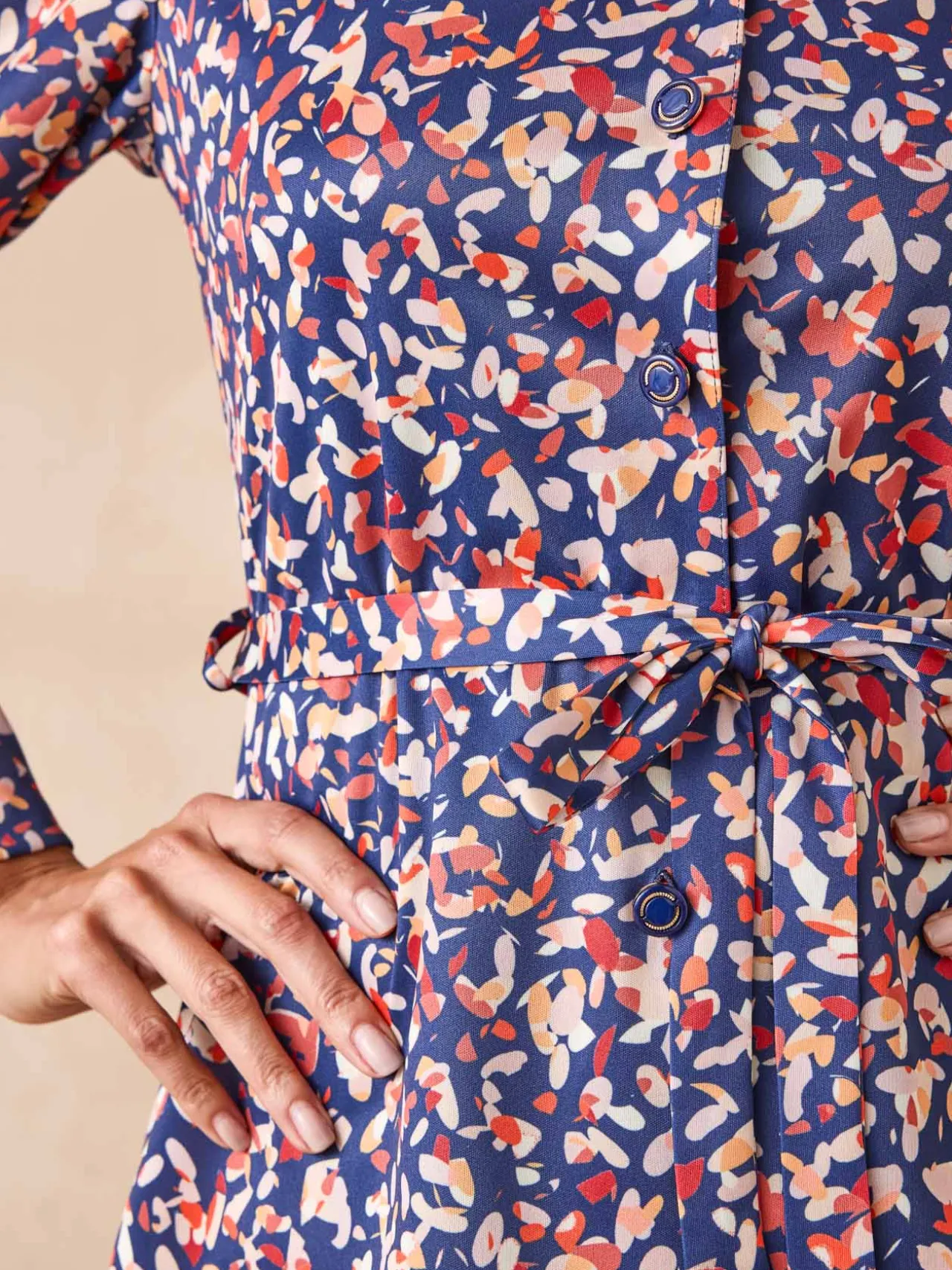 Robe en maille chaude