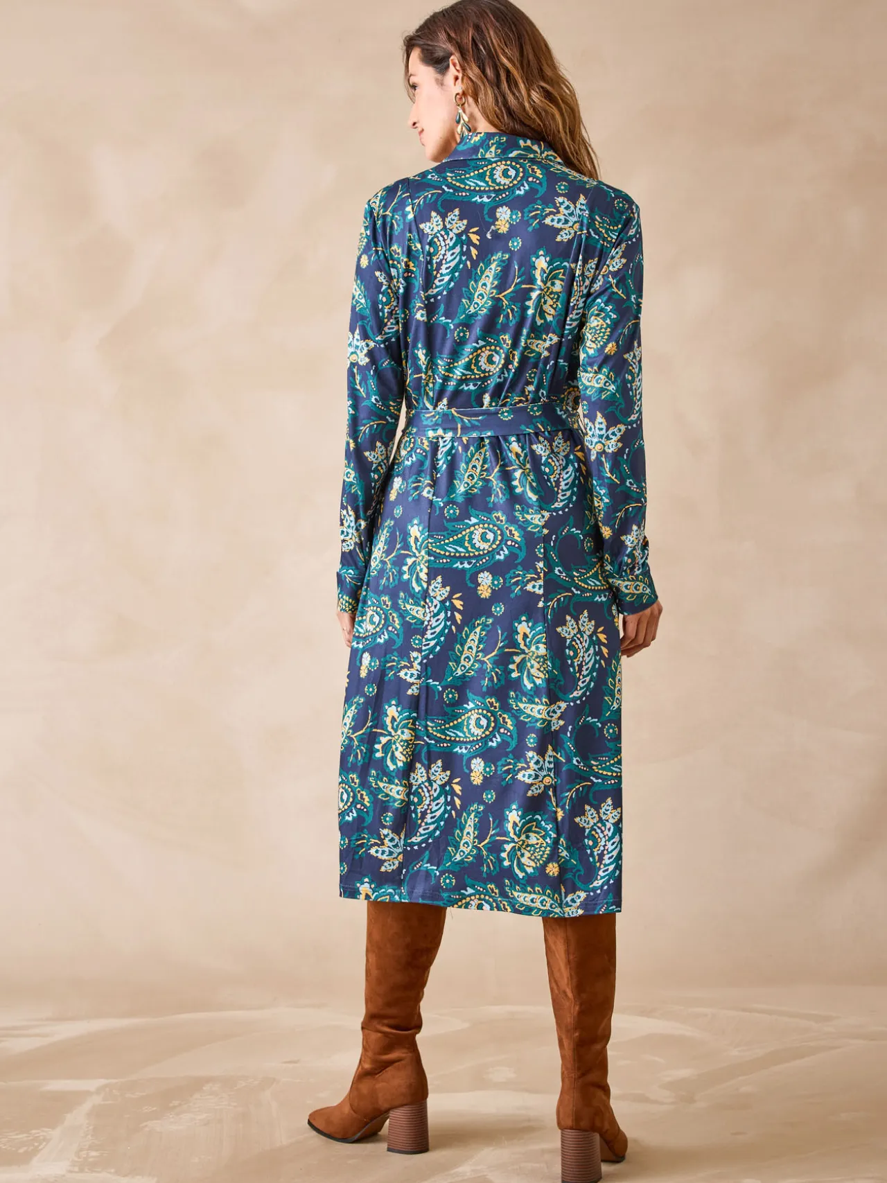 Robe en maille chaude