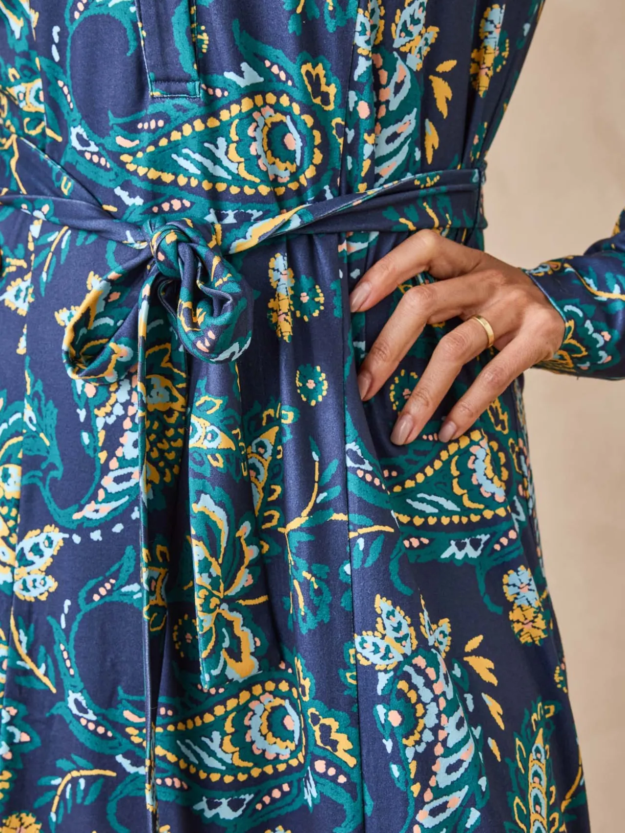 Robe en maille chaude