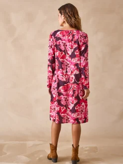 Robe en maille crêpe