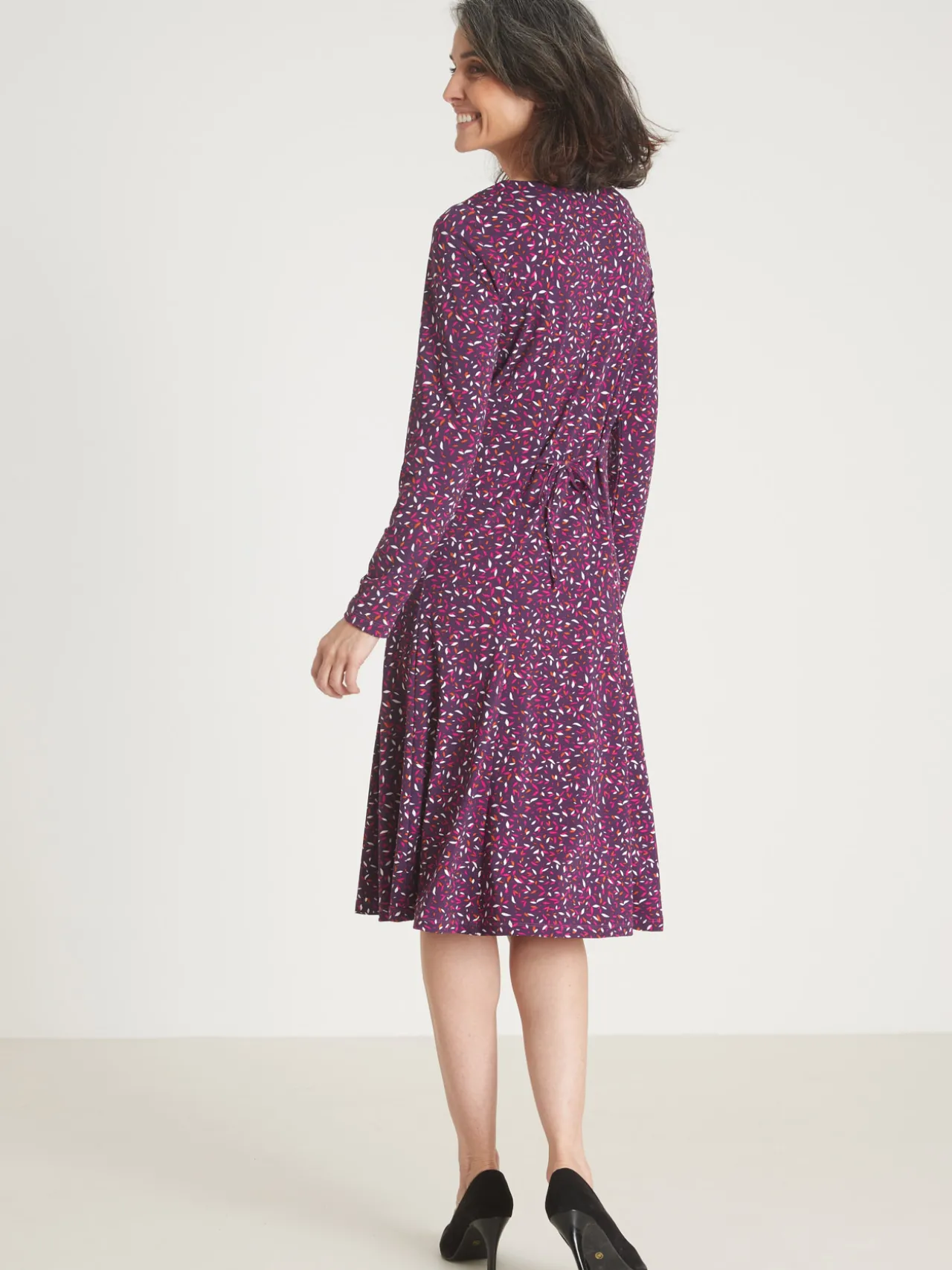 Robe en maille fluide