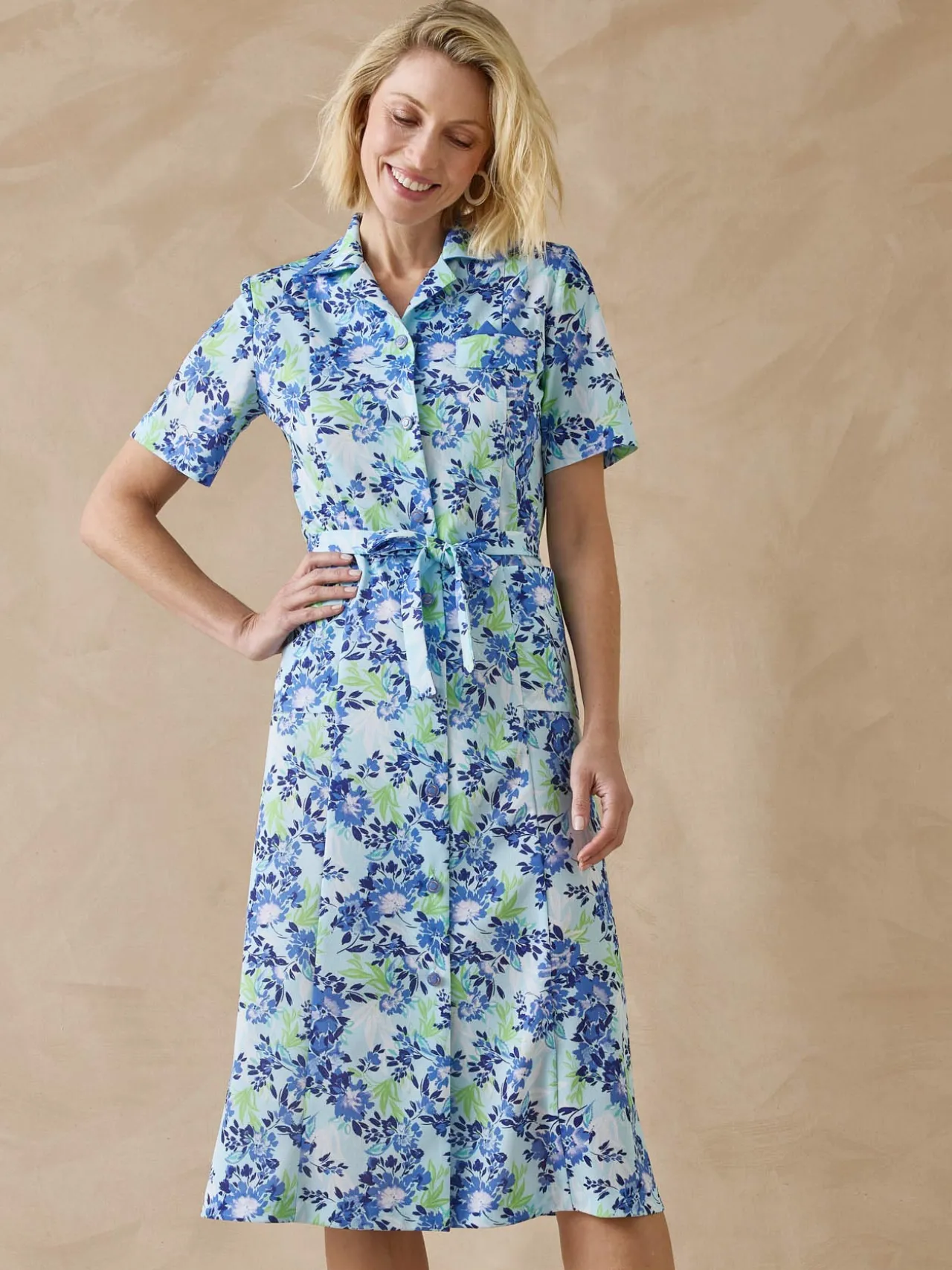 Robe en maille fluide