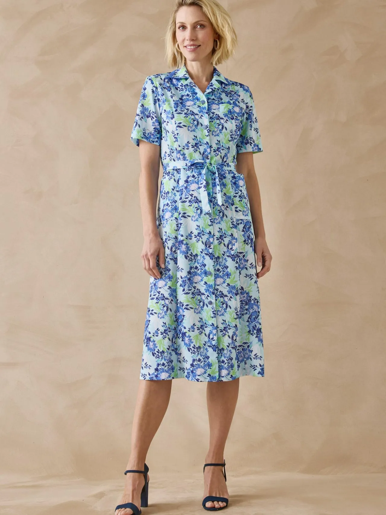 Robe en maille fluide