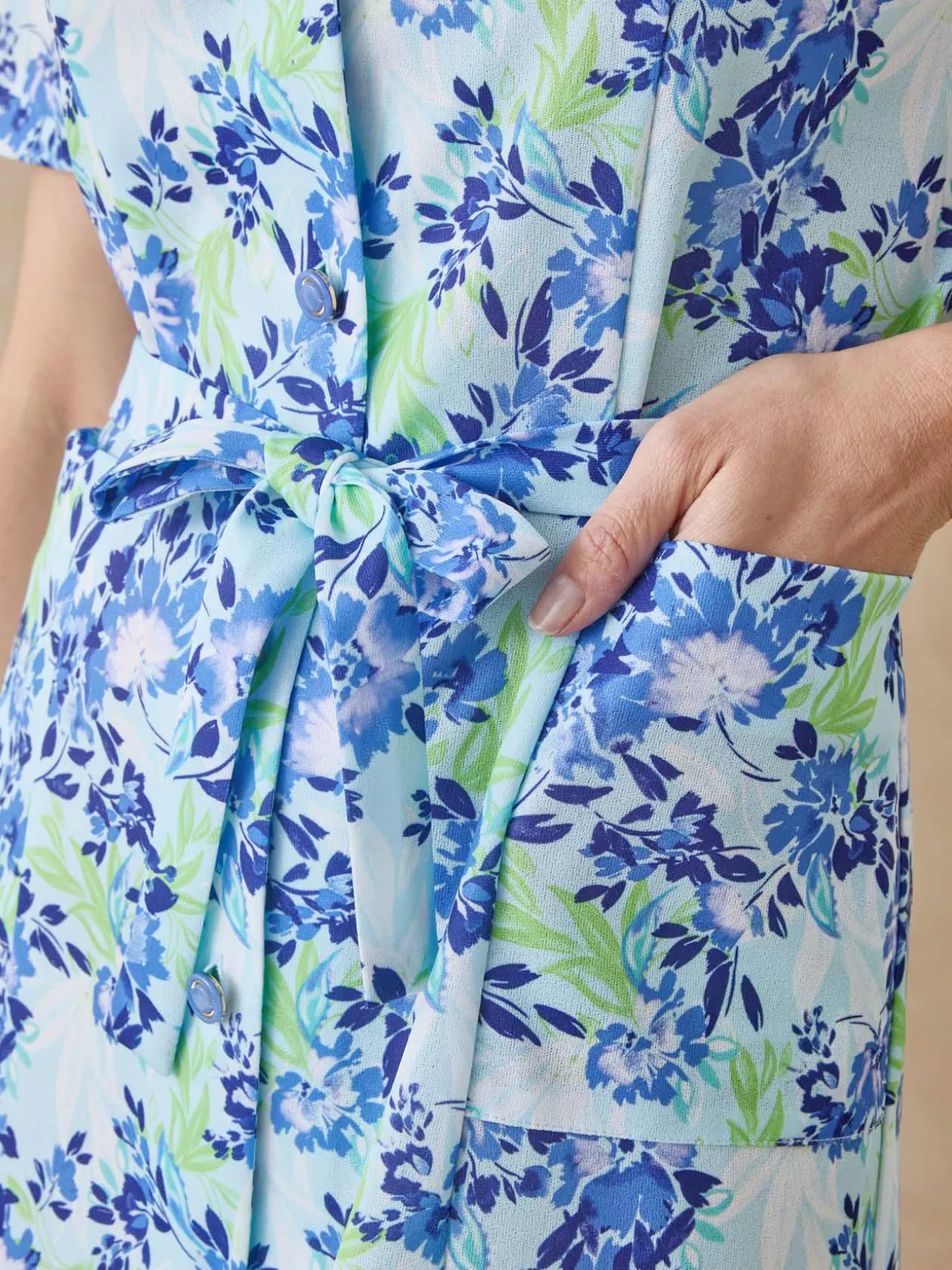 Robe en maille fluide