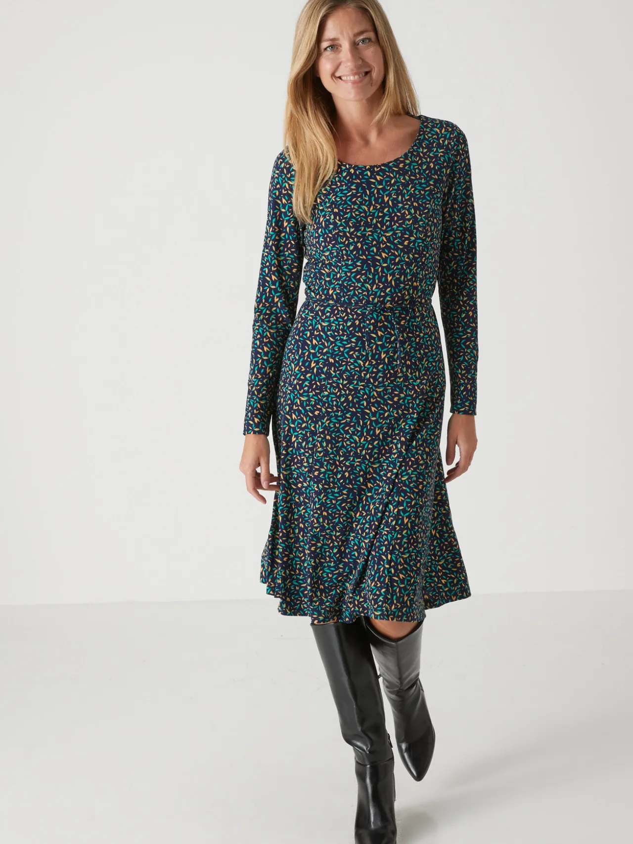 Robe en maille fluide