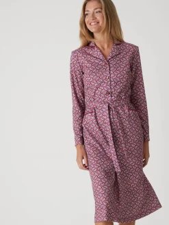 Robe en maille manches longues