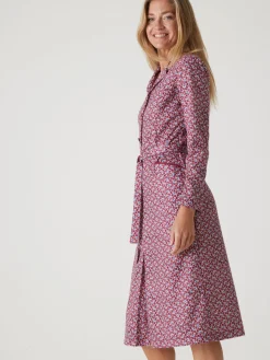 Robe en maille manches longues