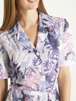 Robe en maille toute boutonnée